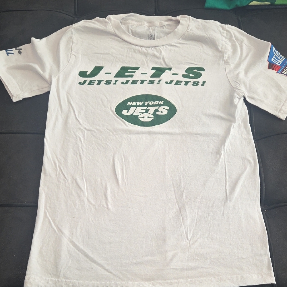 NFL White and Green JETS Kids T-Shirt